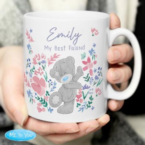 Personalised Me to You Bear Floral Mug Extra Image 2